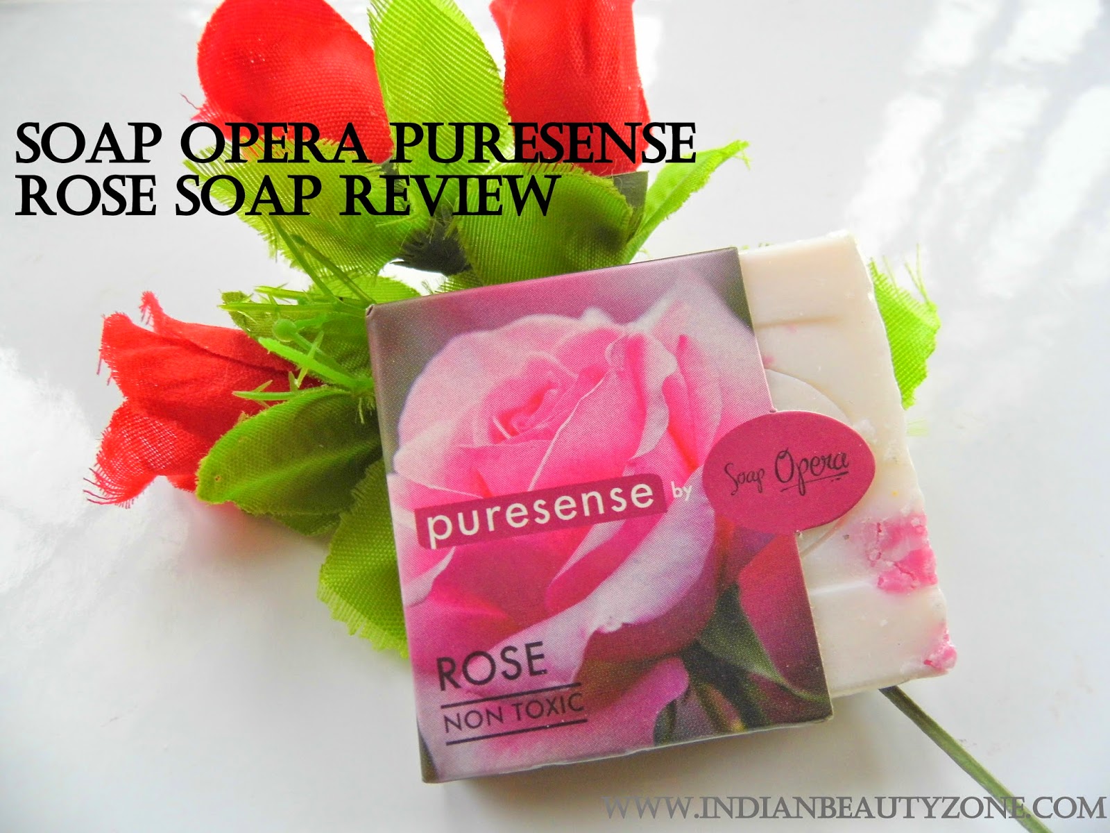 Indian Beauty Zone Soap Opera Puresense Rose Soap Review
