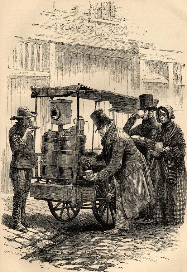 Grace Elliot blog. London Life Victorian Coffee Sellers