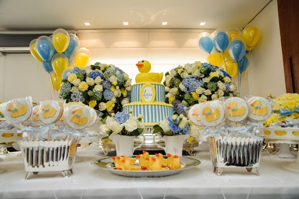 decoracao azul e amarelo para cha de bebe:Chá de bebê: amarelo + azul decoracao azul e amarelo para cha de bebe:Chá de bebê: amarelo + azul