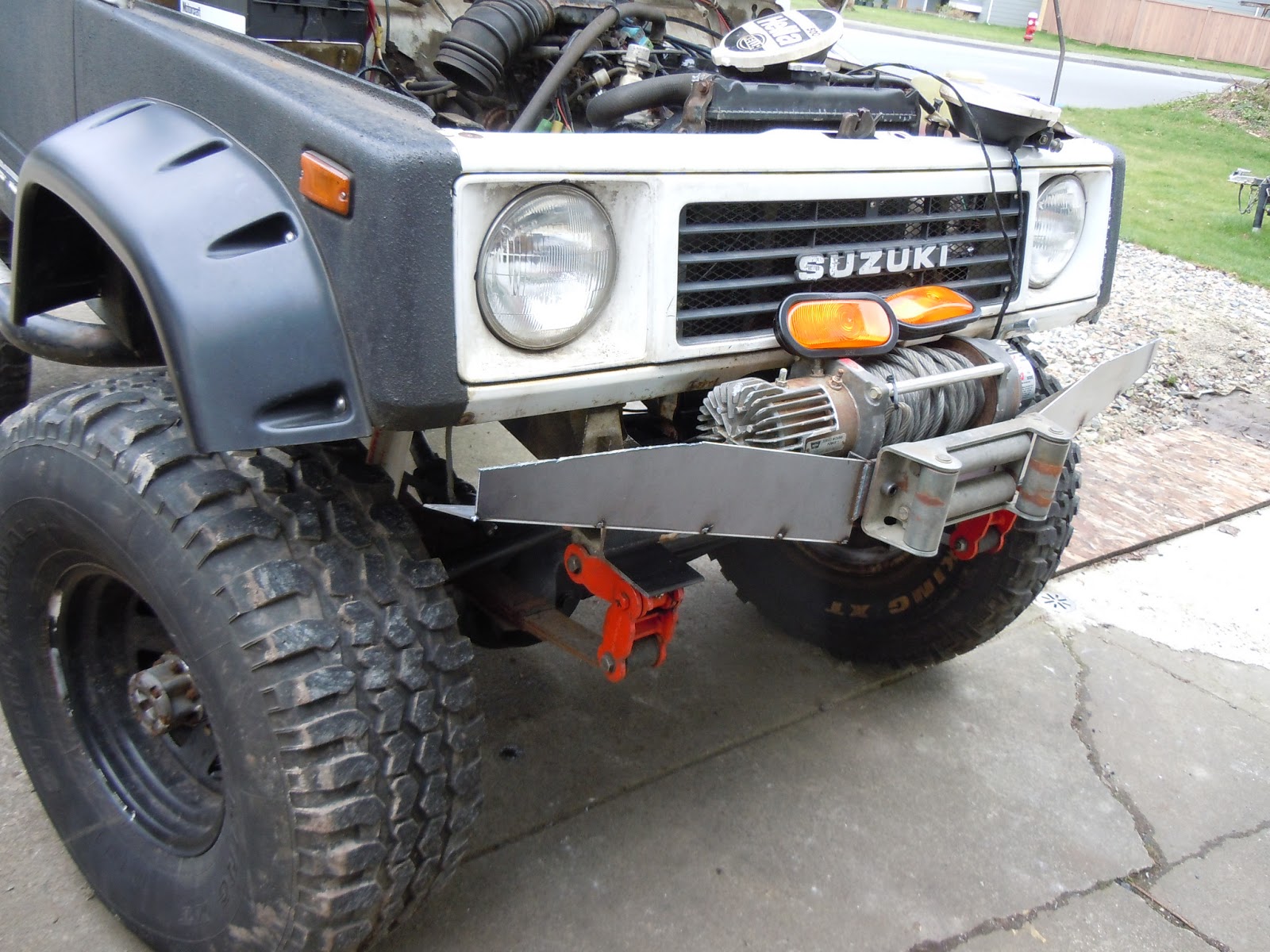 J1 Metal Fabrication Suzuki Samurai Winch Bumper