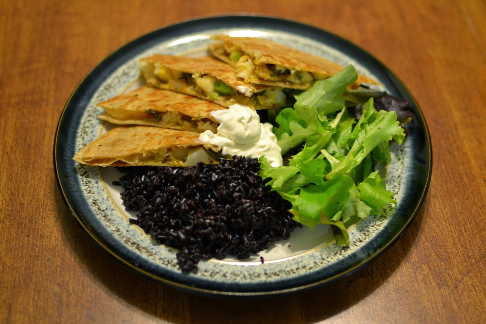 the eibls Charred Cauliflower Quesadillas