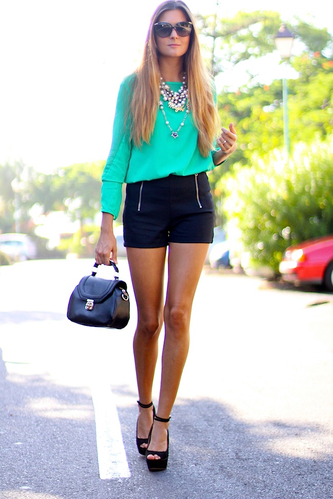 Marilyn's Closet FASHION BLOG Zipper Shorts