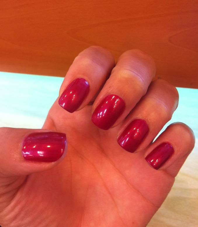 Pink interview style nails Pink Manicure