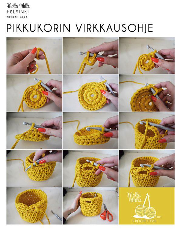 Crochet Basket Tutorial Crochet Basket Tutorial