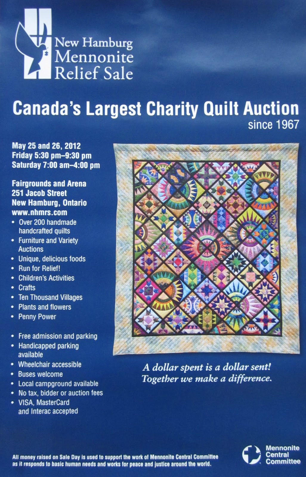 Kitchener Quilter St. Jacobs Quilt Festival 2012