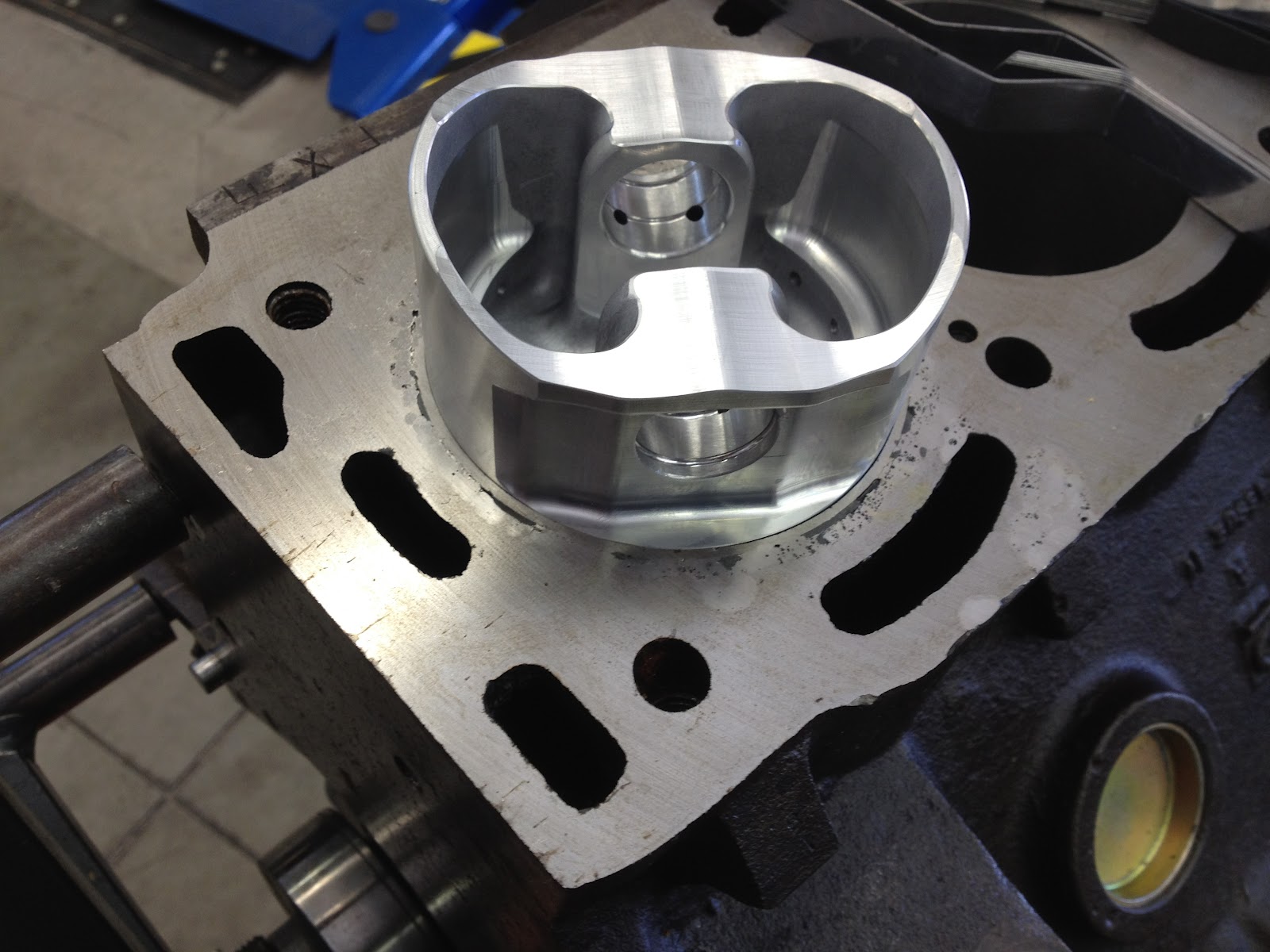 Triumph V8 Engine Rebuild Crankshaft Balanced and Piston Install Begins