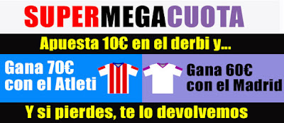marca apuestas Supermegacuota Atletico vs Real Madrid Liga 4 octubre marca apuestas Supermegacuota Atletico vs Real Madrid Liga 4 octubre