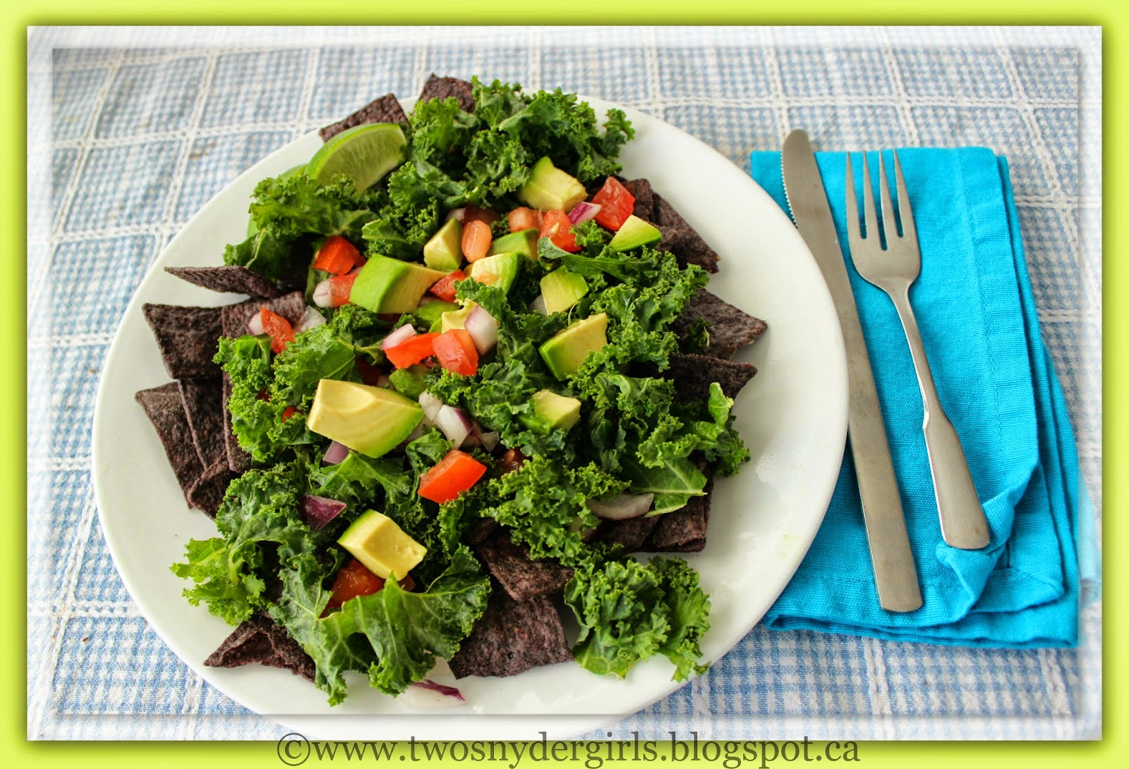 Grandparents & Grandchildren Kale Guacamole Salad