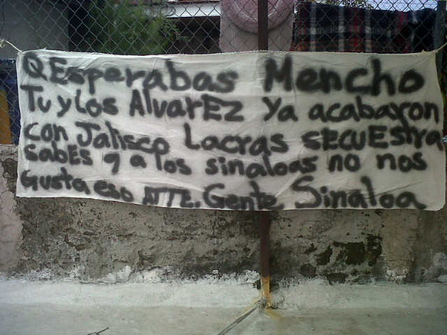 borderland beat guadalajara sinaloa signed narco mantas deny