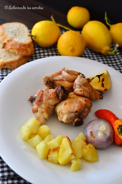 Pollo Asado Al Limón, Sano Y Bajo En Calorías
