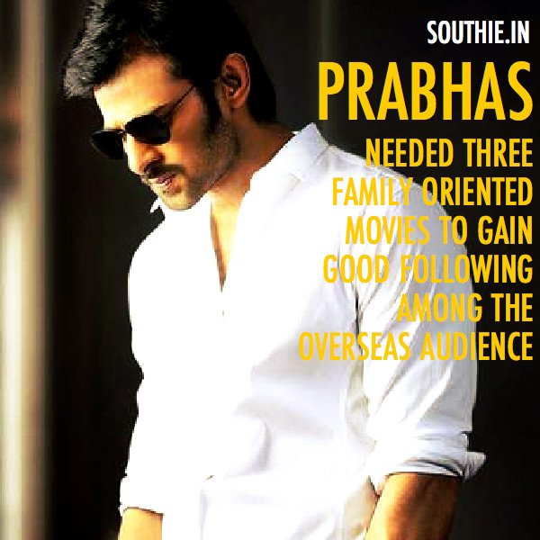 His choice of films have been great and cater to all a sections of the audience, and Baahubali is like icing on the cake for Prabhas.