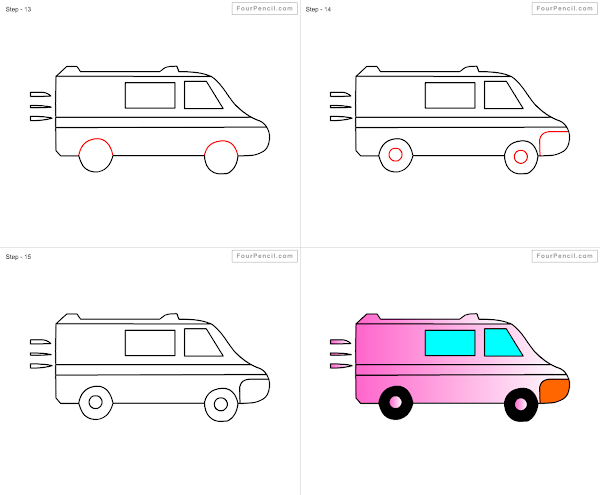 How to draw Ambulance - slide 1