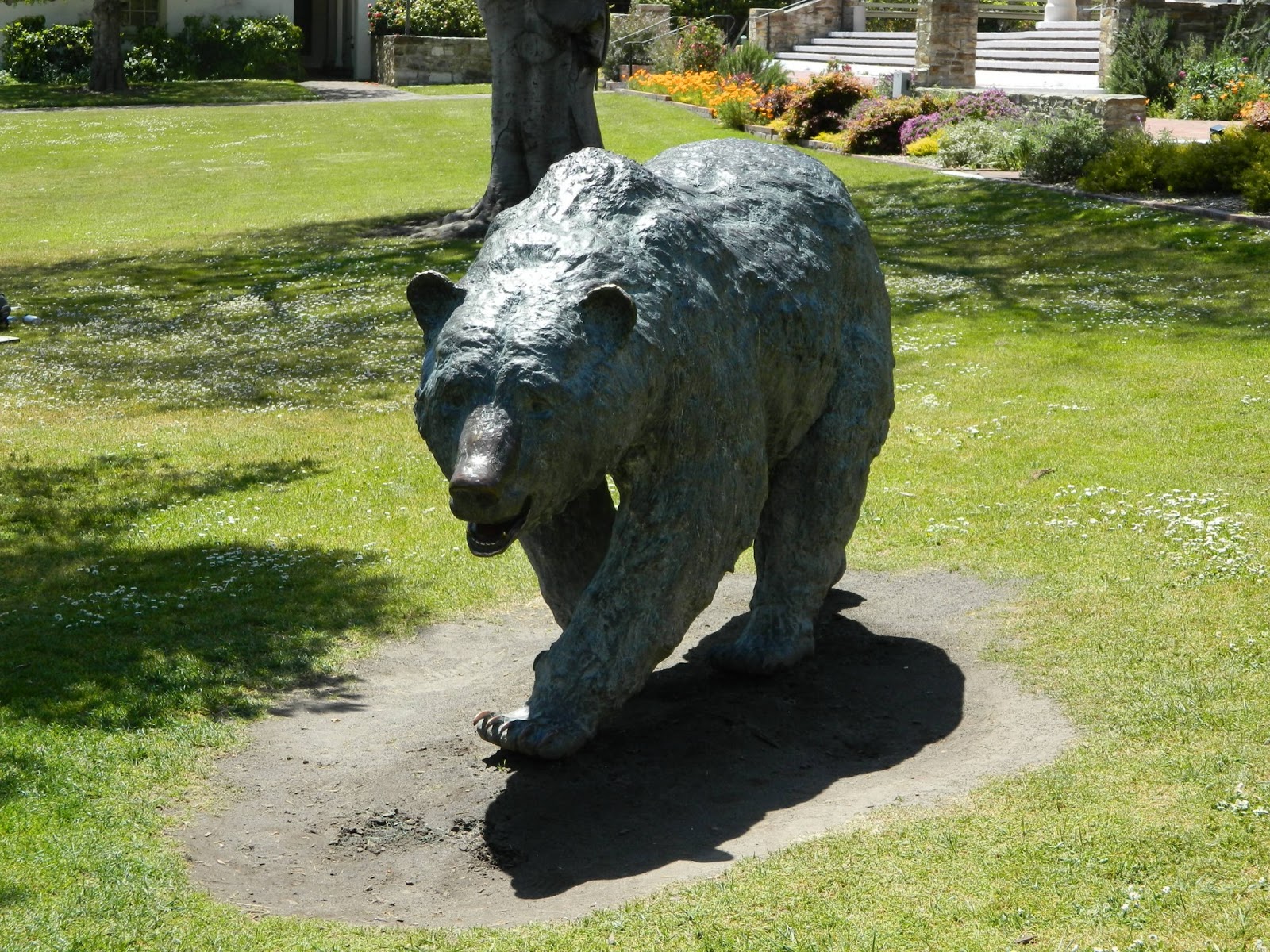 Bear Flag Museum The Grizzly Bear Statues at Colton Hall, Friendly