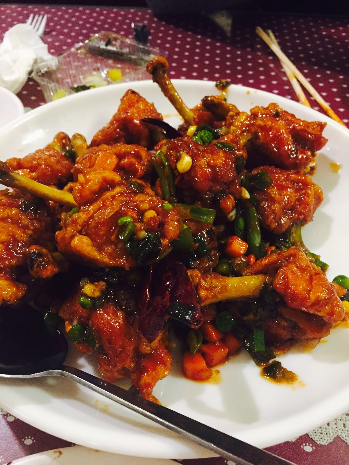 HowChow Da Rae Won Black Bean Noodles And Lollipop Chicken; The Best