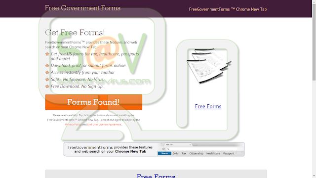Free Government Forms - New Tab