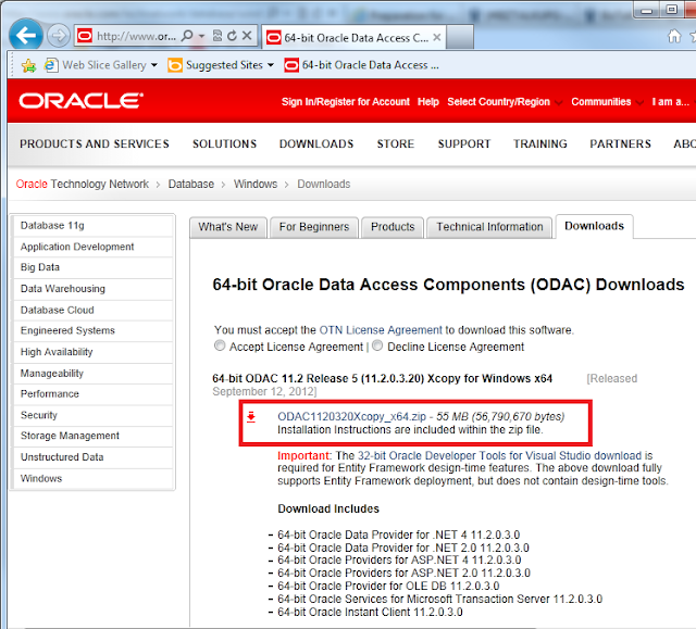 oracle client software version 8.1.7 or greater free