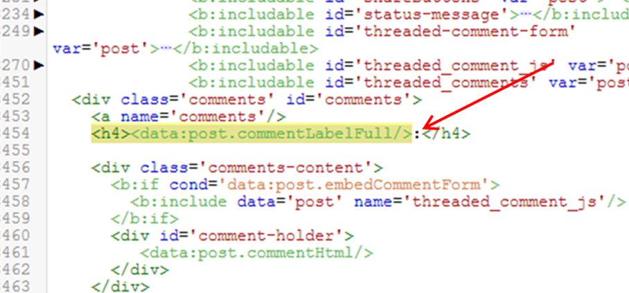 add texts below post a comment