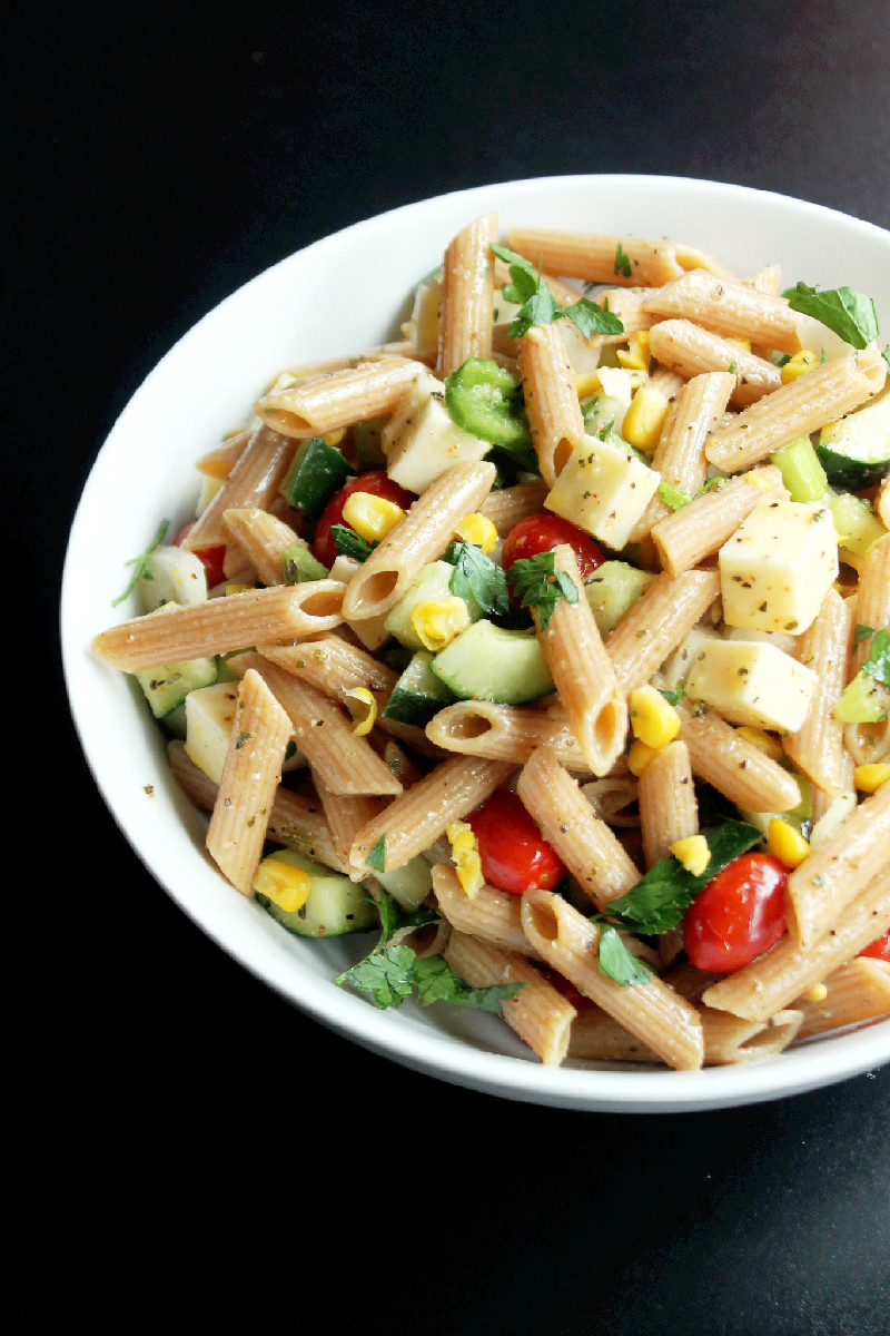 Not Quite a Vegan...?: Veggie Italian Pasta Salad