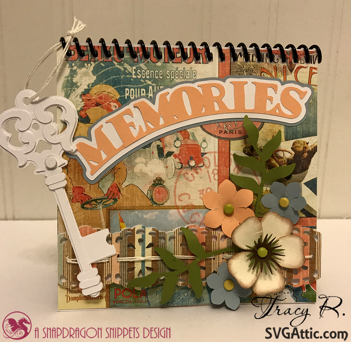 SVG Attic Blog Memory Book with Tracy