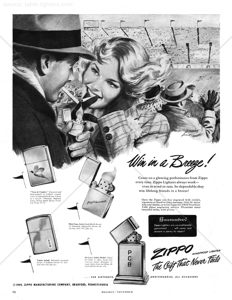 Zippo Ads