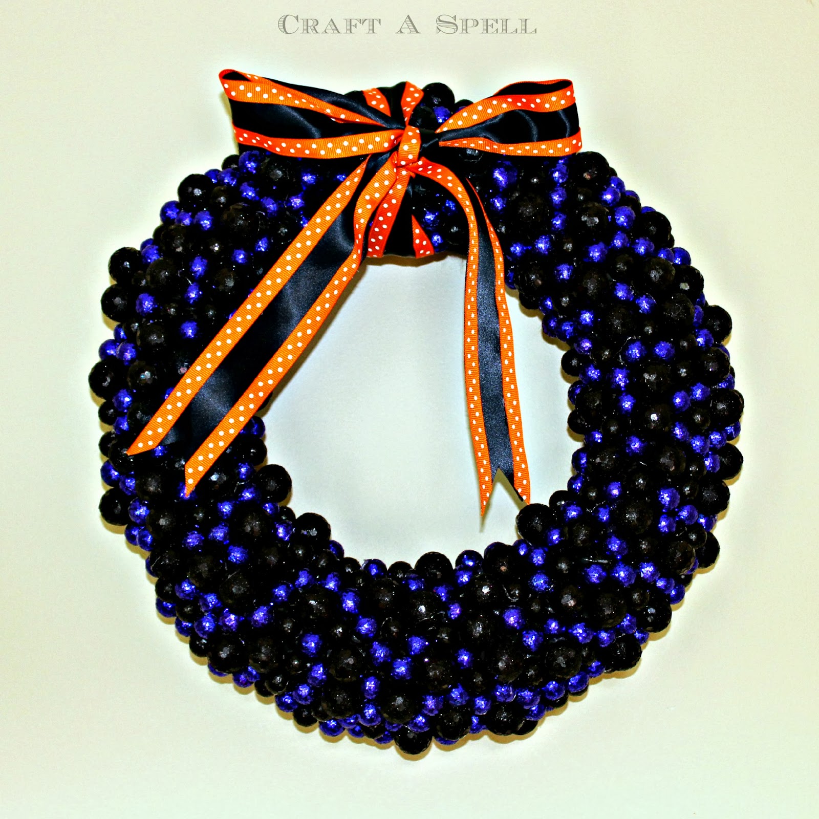 Craft A Spell Halloween Wreath