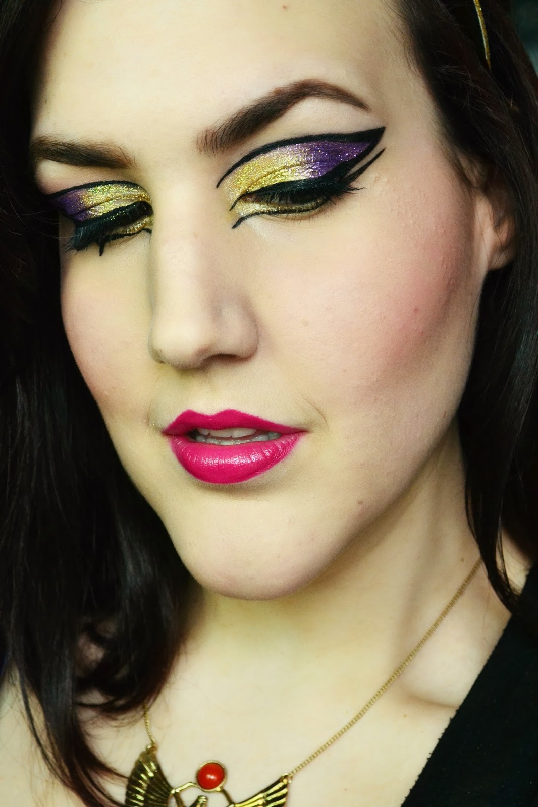 CarolinaCupcake Makeup Katy Perry "Dark Horse" Makeup )