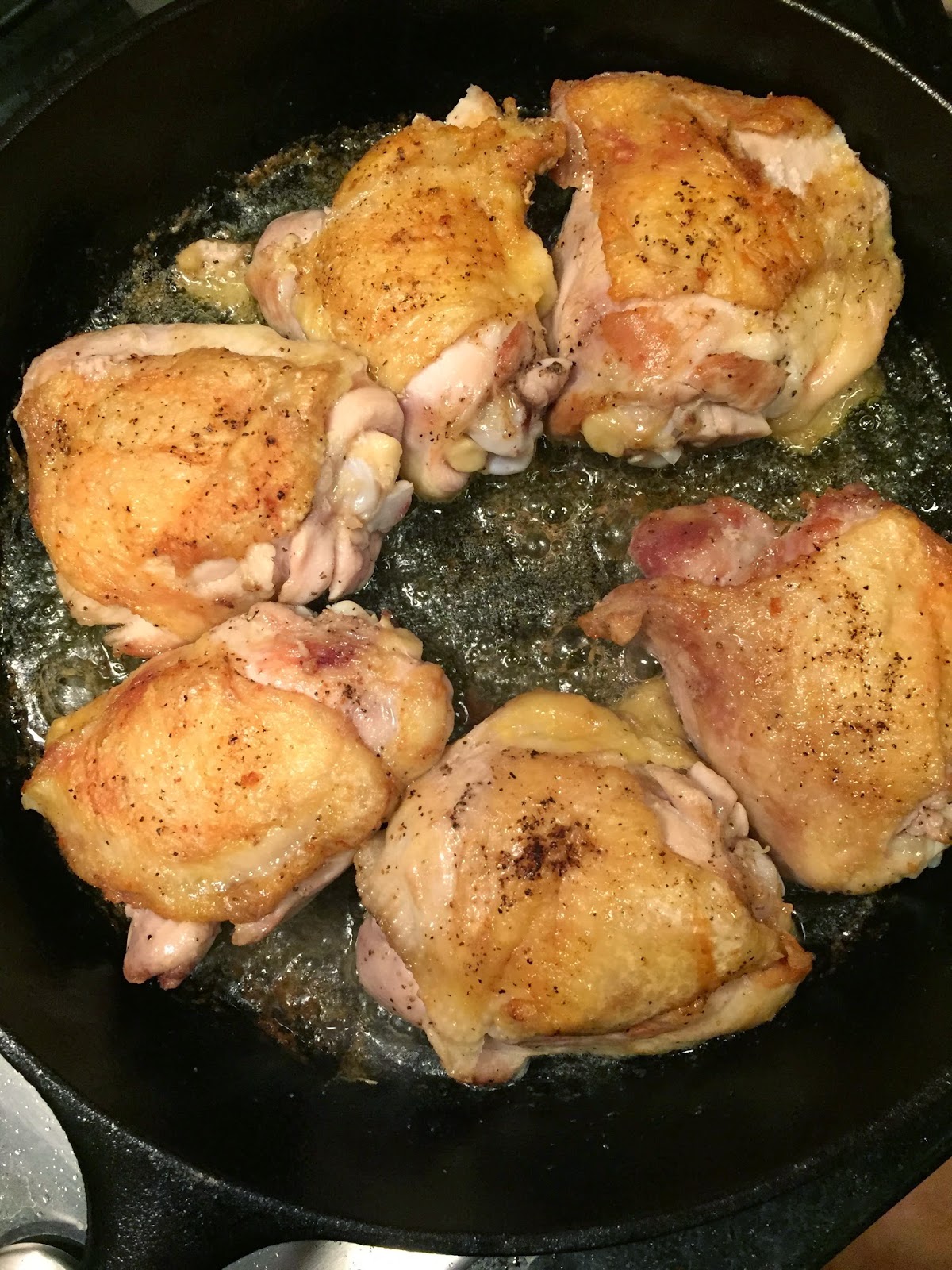 Food Impressions Wild Mushroom Cream Sauce over Chicken Thighs (In