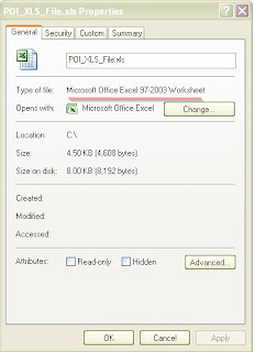 إنشاء ملفات excel إصدار XLS بإستخدام المكتبة Apache POI Ex