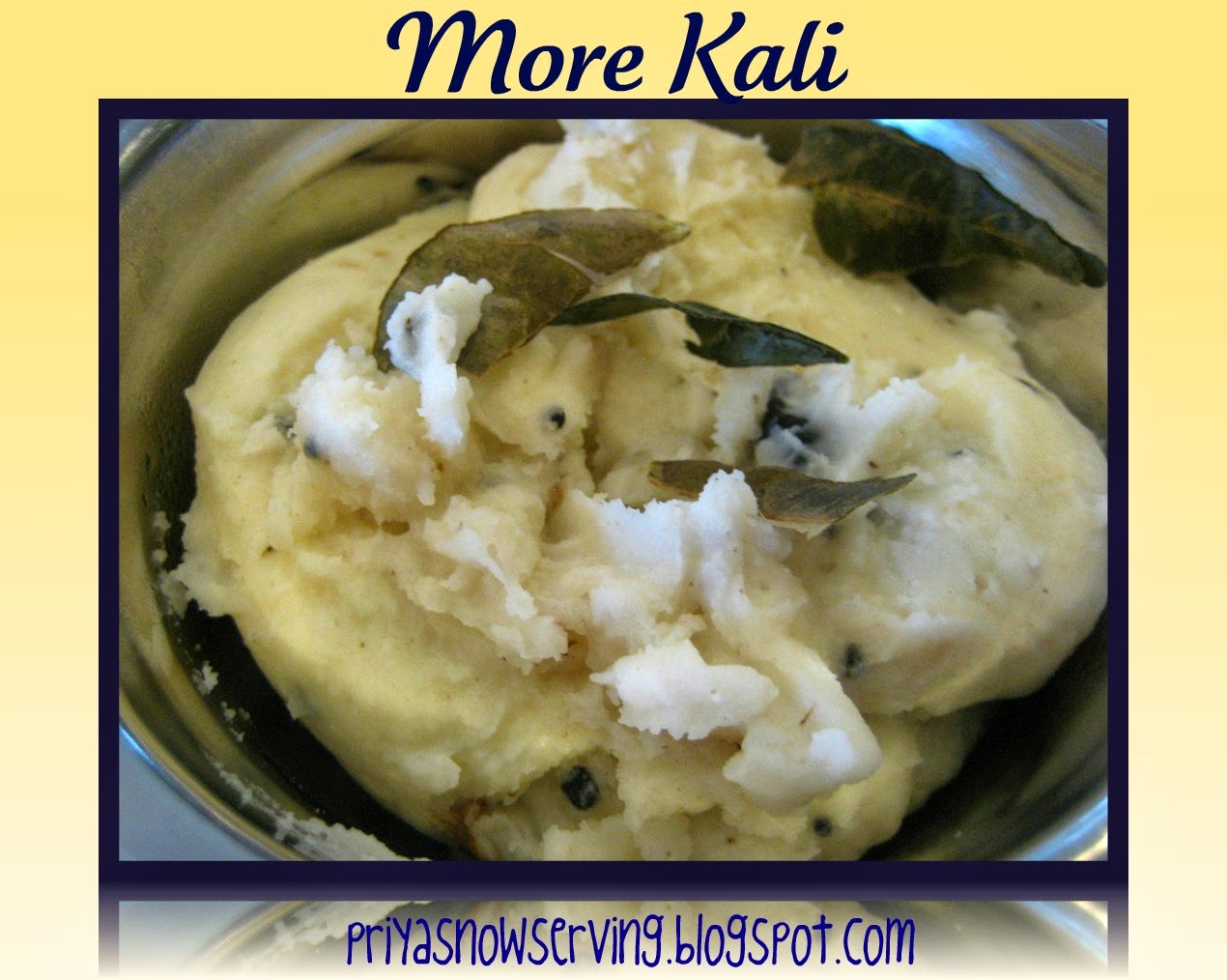 More Kali Recipe