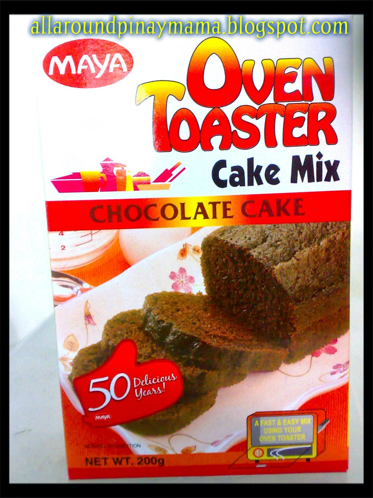 Chocolate Surprise Cake Using Maya Oven Toaster Cake Mix (Chocolate