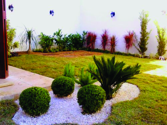 Construindo minha casa clean: jardins externos!!! fachadas com ...