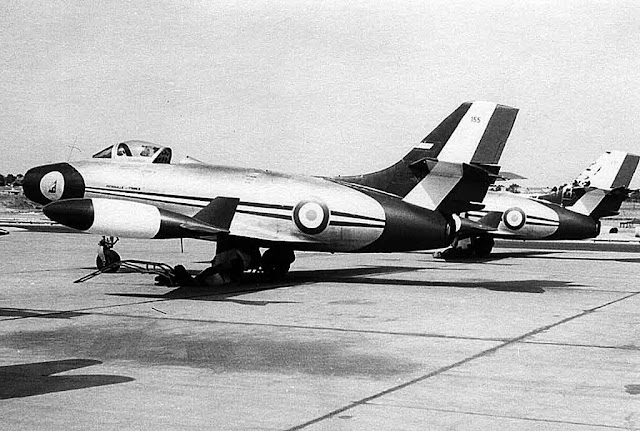 Dassault MD 450B Ouragan 1/4 Dauphiné Patrouille de France 4ème escadre