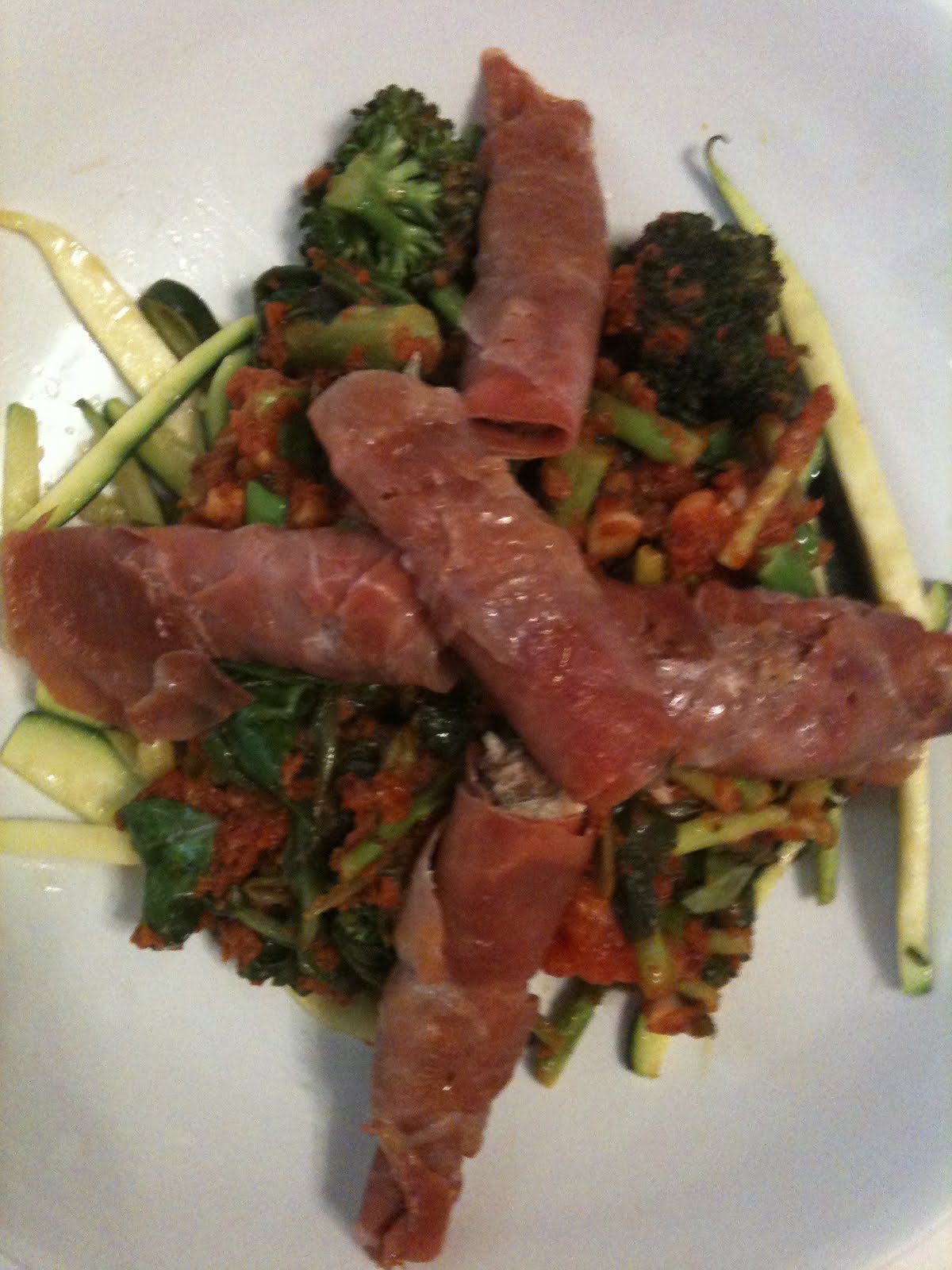 Paleo Recipe Queen Paleo Prosciutto Wrapped Sardine Zucchini "Spaghetti"