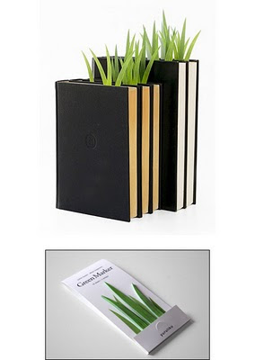 çimen şeklinde kitap ayracı