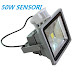 Luce 50W di inondazione del LED con il sensore luce Fredda.