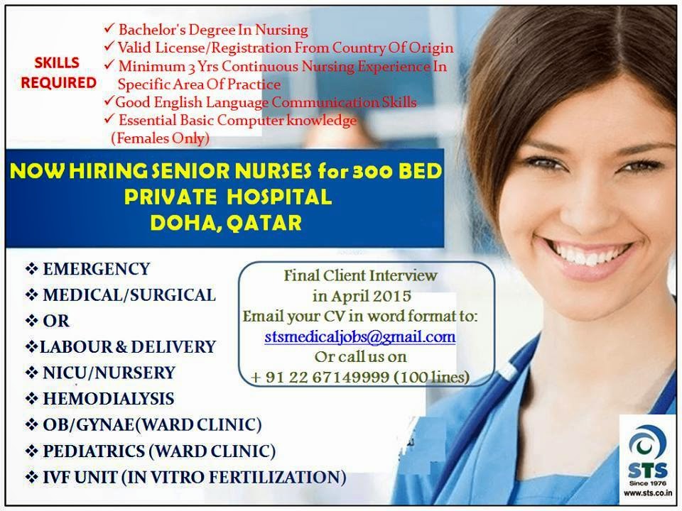 NURSES FOR QATAR