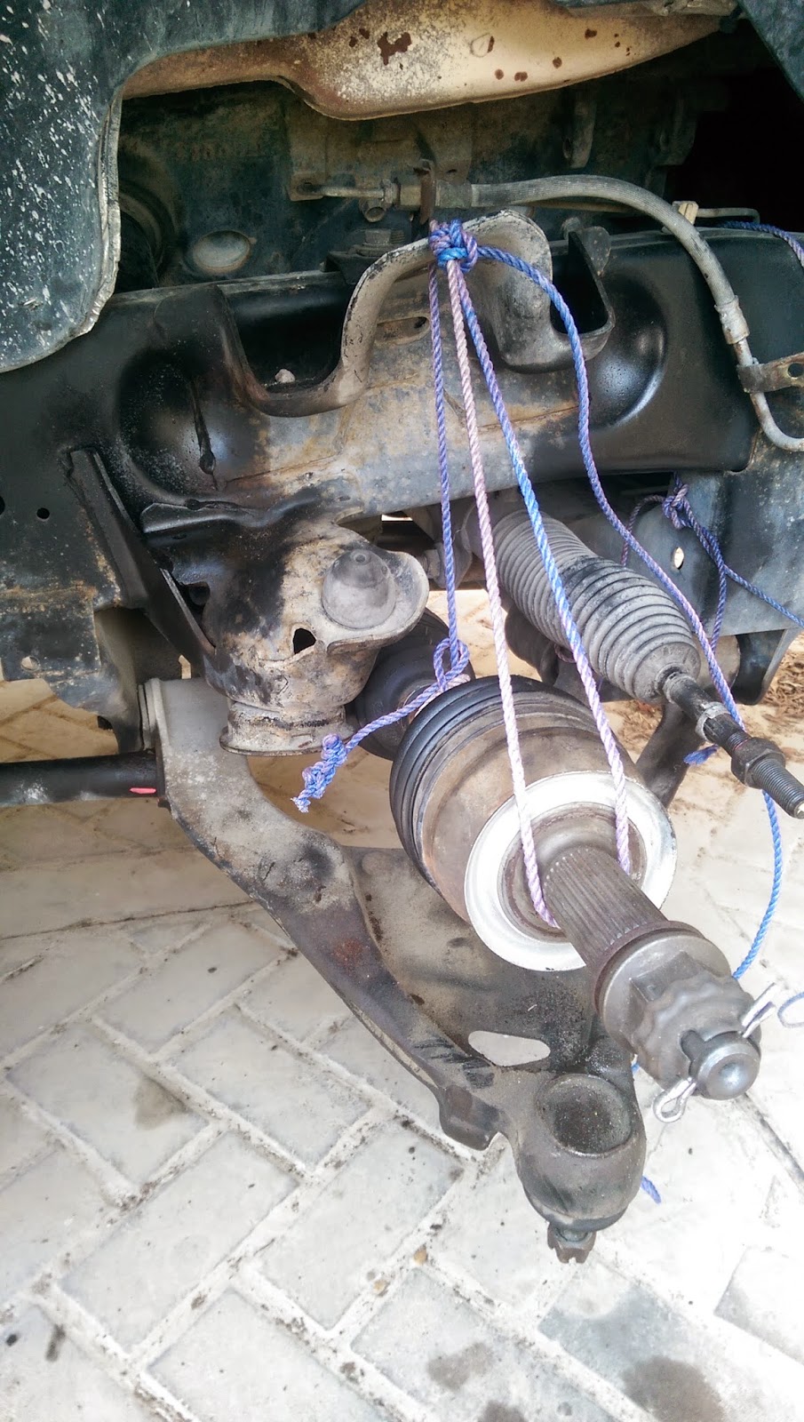To know,learn,do and more Replacing lower control arm bushing on dodge