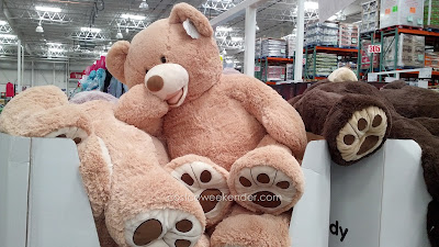 Get the hugs you deserve from the Hugfun 53-inch Plush Bear