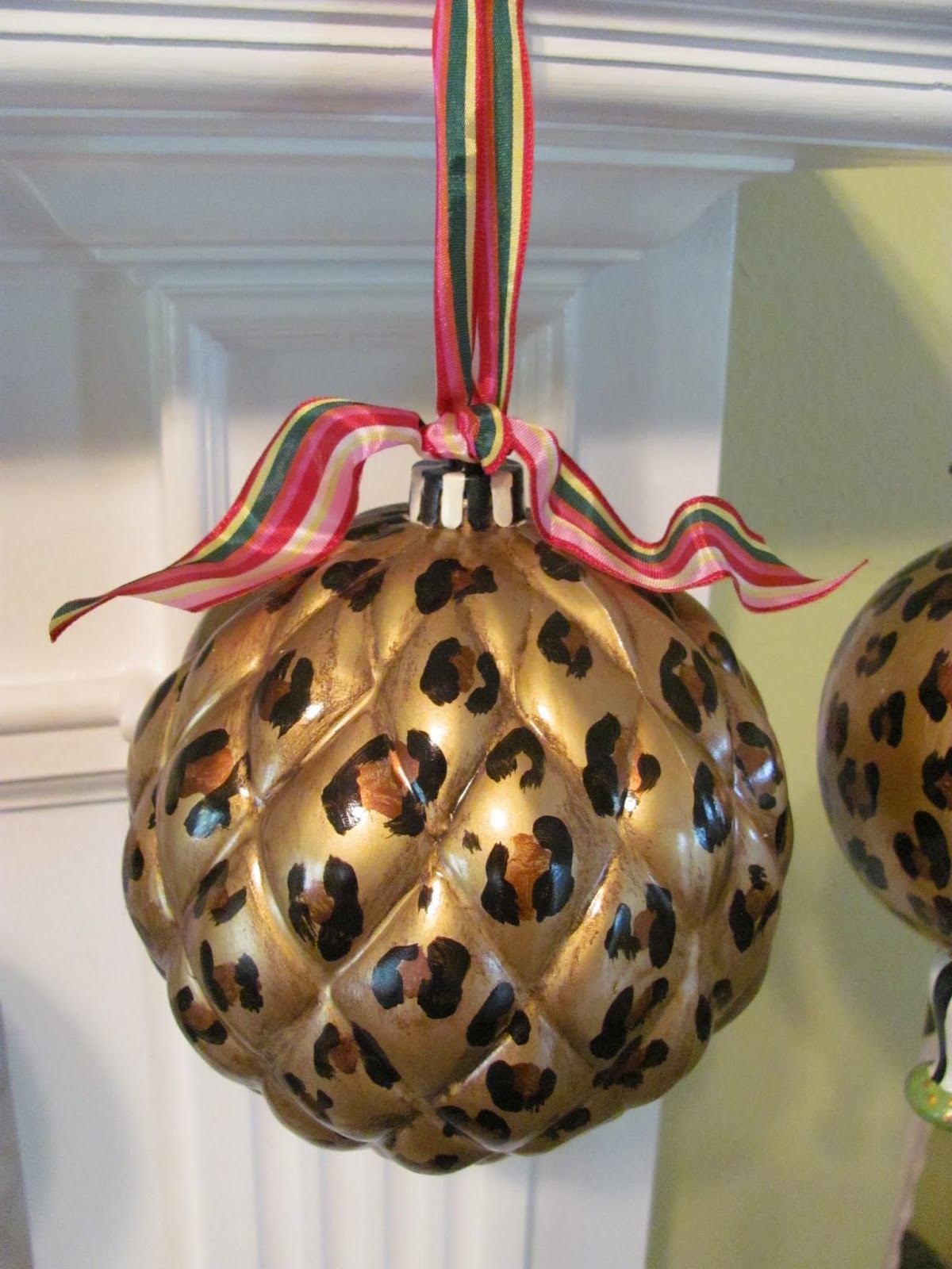 Lucy Designs: Hand Painted Christmas Ornaments and Picture Molding