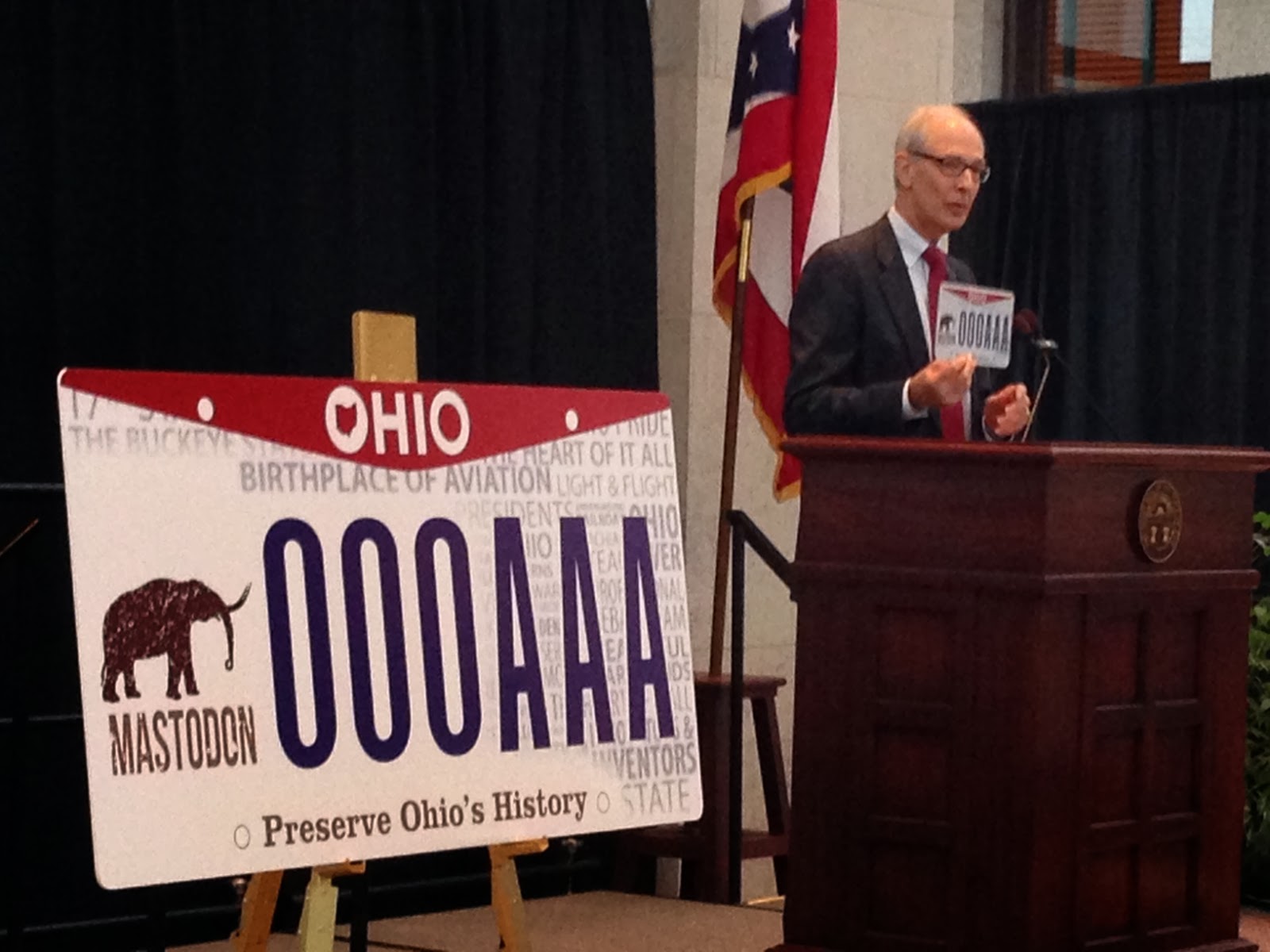Curator's Corner: NEW Ohio state license plate!