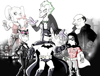 Batman: Arkham City versión Simpson 1