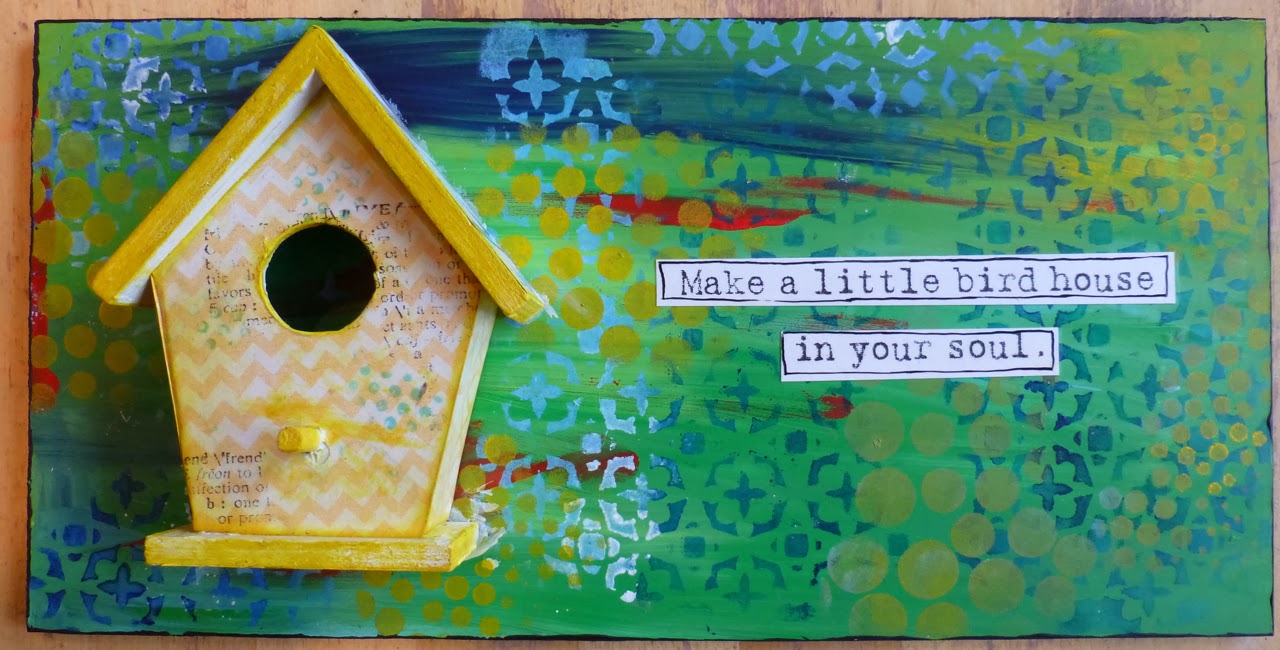 Made by Nicole Make a Little Birdhouse in Your Soul 3D Collage