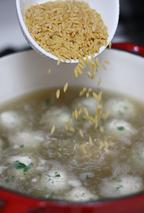 Escarole Soup with Turkey Meatballs (Italian Wedding Soup) Skinnytaste