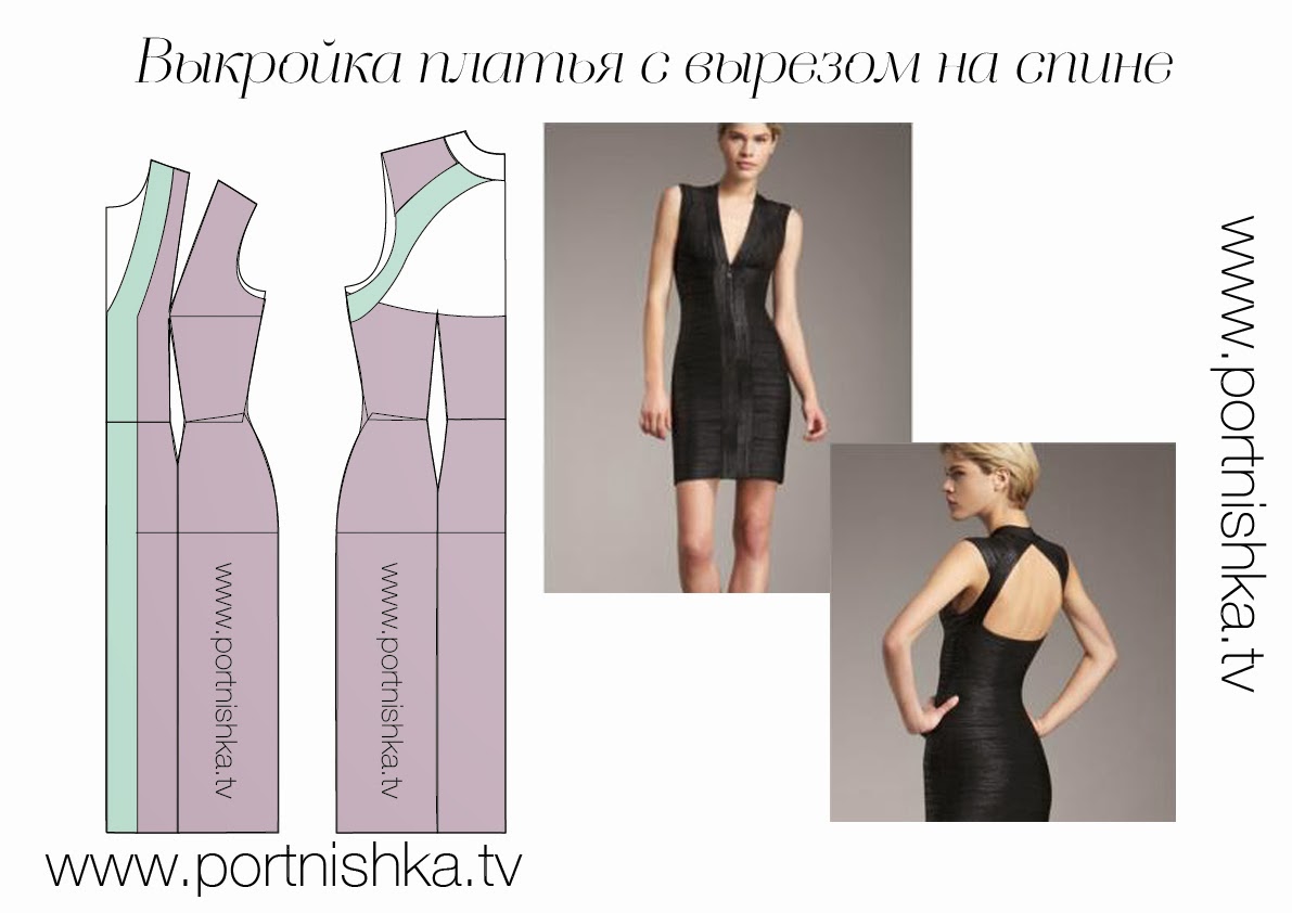 Шьем платье с вырезом Шьем платье с вырезом