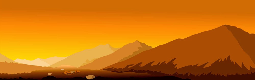 Selva Art: Cartoon desert landscape