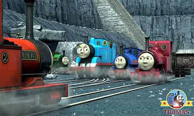 Sir Handel Thomas the tank engine Thin Controller Skarloey Railway narrow gauge Rheneas Rusty diesel