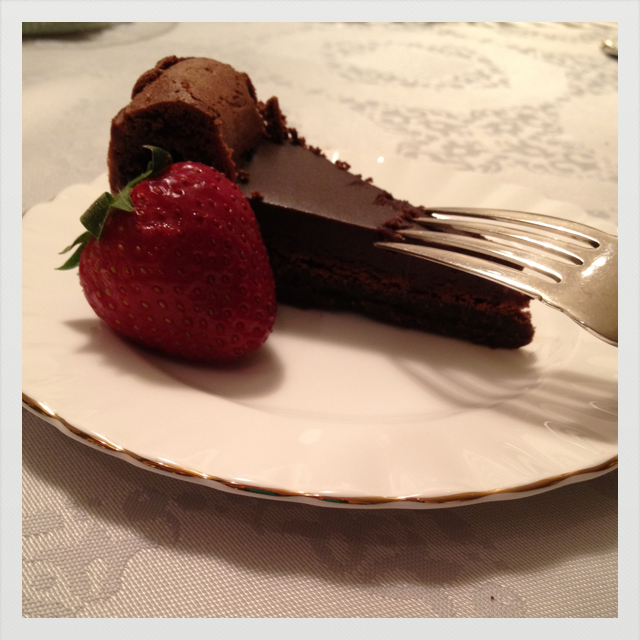 Mel's Sweet Treats Flourless Chocolate Cake with Chocolate Espresso Glaze