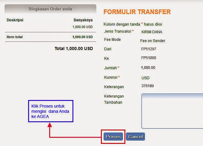 Cara deposit di agea forex