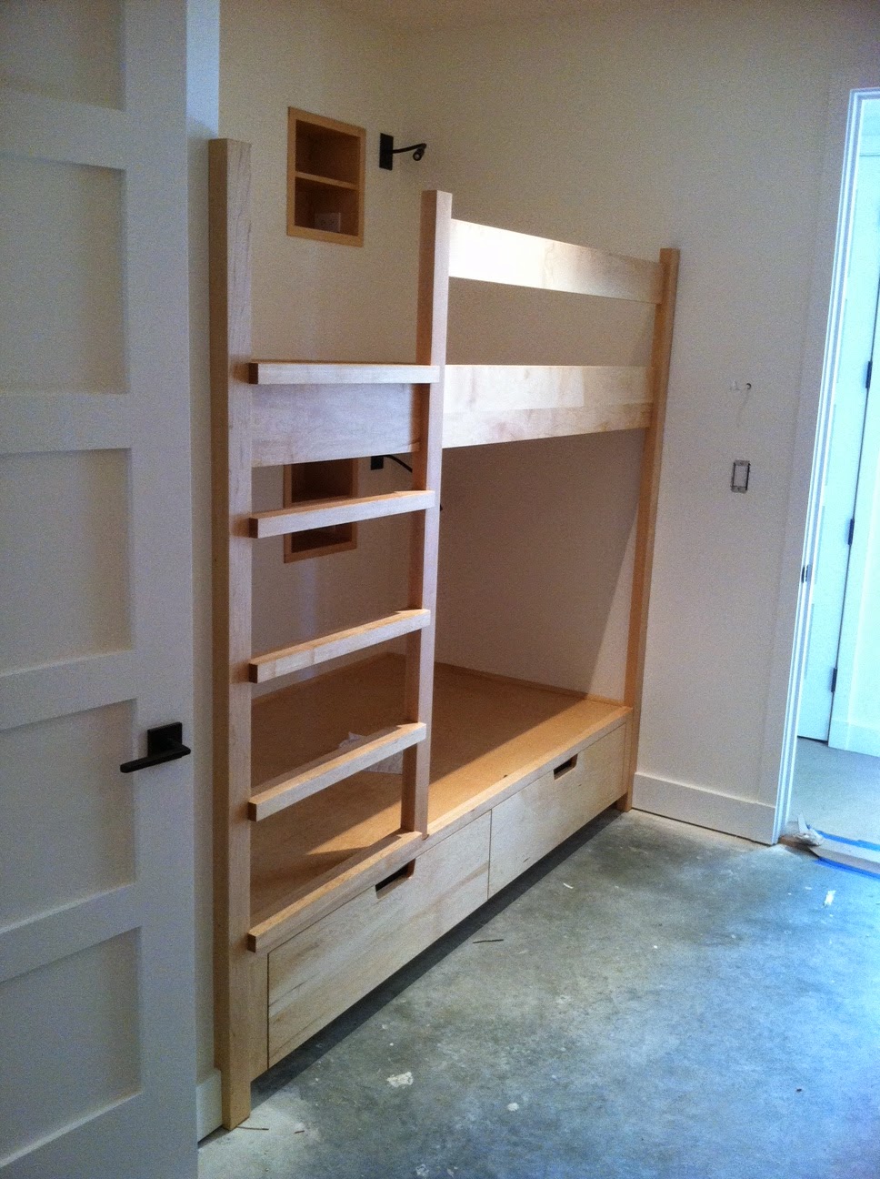 Birdseye Building Co. On Site Maple Bunk Beds