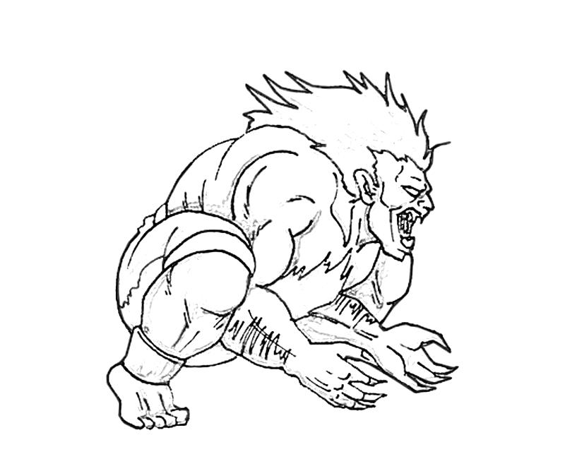 Printable Blanka Power Coloring Pages printable-blanka-power-coloring-pages